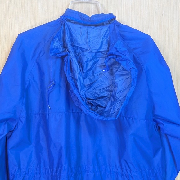 Vintage 80s Abercrombie & Fitch Storm System Blue Windbreaker Jacket Men's Large - Picture 6 of 9